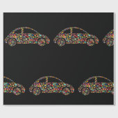 フローラ車フラワーパワービークル ラッピングペーパー (フラット)