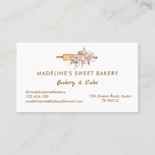 フローラ転がのピンベーカリーフラットロイヤリティカード ロイヤリティカード (裏面)