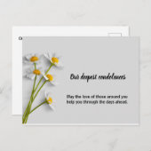 フローラ追悼カード 案内ポストカード (正面/裏面)