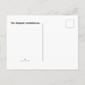 フローラ追悼カード 案内ポストカード (裏面)