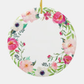 フローラ退職した初めてのクリスマスオーナメント セラミックオーナメント (裏面)