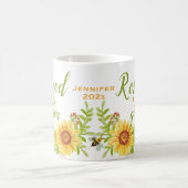 フローラ退職引用文マグ コーヒーマグカップ (中央)