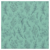 フローラ透明な緑の背景 ファブリック (クローズアップ)