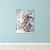フローラ配置 キャンバスプリント (インサイチュ (ウッドフロア))