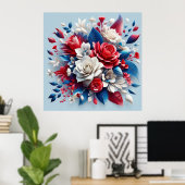 フローラ配置 ポスター (ホームオフィス)