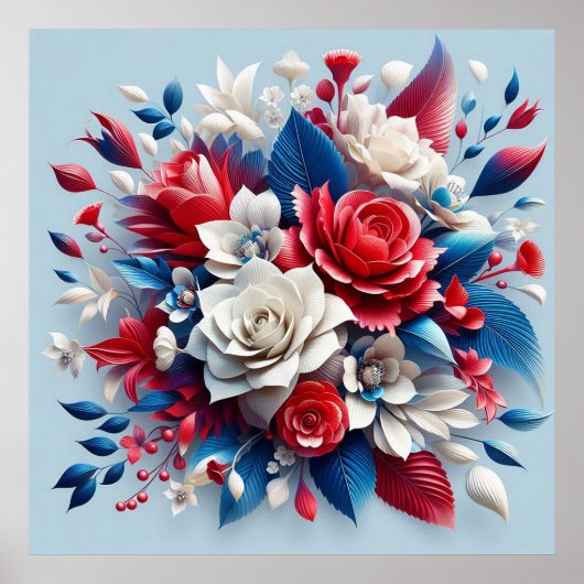 フローラ配置 ポスター (正面)