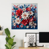 フローラ配置 ポスター (ホームオフィス)