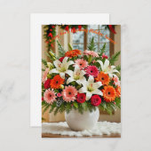 フローラ配置 招待状 (正面/裏面)