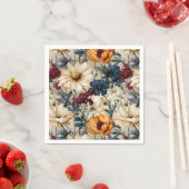 フローラ野モダン花 スタンダードカクテルナプキン (インサイチュ)