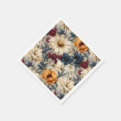 フローラ野モダン花 スタンダードカクテルナプキン (角)