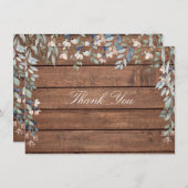フローラ野素朴花材 サンキューカード (正面/裏面)