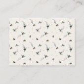 フローラ野花のまわりに |おむつラッフル エンクロージャーカード (裏面)