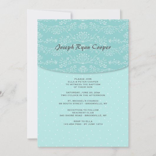 フローラ量招待状 招待状 (正面)