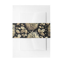 フローラ金ゴールドと黒ヴィンテージ結婚式