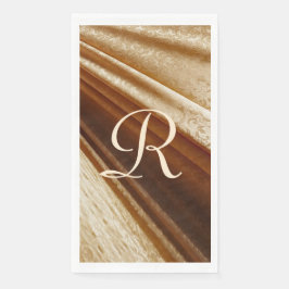 フローラ金ゴールドドレープ生地モノグラムの