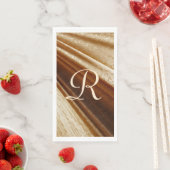 フローラ金ゴールドドレープ生地モノグラムの (インサイチュ)