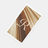 フローラ金ゴールドドレープ生地モノグラムの (コーナー)