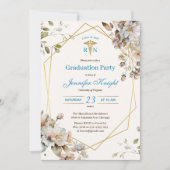 フローラ金ゴールドナース卒業RN看護大学院 招待状 (正面)