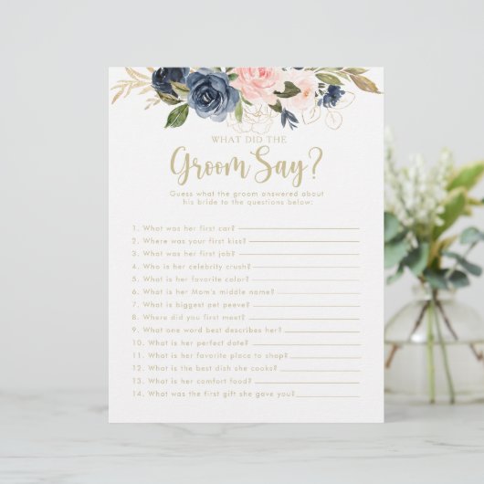 フローラ金ゴールドブライダルシャワー新郎は何と言った (スタンド正面)