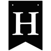 フローラ金ゴールドブラック結婚ピンクの花嫁へブンタン バンティングフラッグ (第2の旗)