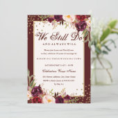 フローラ金ゴールドブルゴーニュ誓の更新記念日 招待状 (スタンド正面)