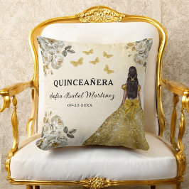 フローラ金ゴールドプリンセスキンセアニェラ誕生日 クッション