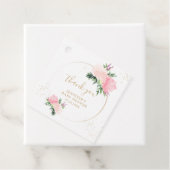 フローラ金ゴールドベビーシャワー フェイバータグ (インサイチュ)