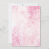 フローラ金ゴールドムーンウォーター色ピンクイスラムAqeqa 招待状 (裏面)