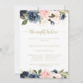 フローラ金ゴールドリハーサルディナー前の夜 招待状 (正面)