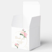 フローラ金ゴールドロマンチック結婚感謝 フェイバーボックス (オープン)