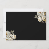 フローラ金ゴールド保存日付誕生日キンセアニェラ セーブザデート (裏面)