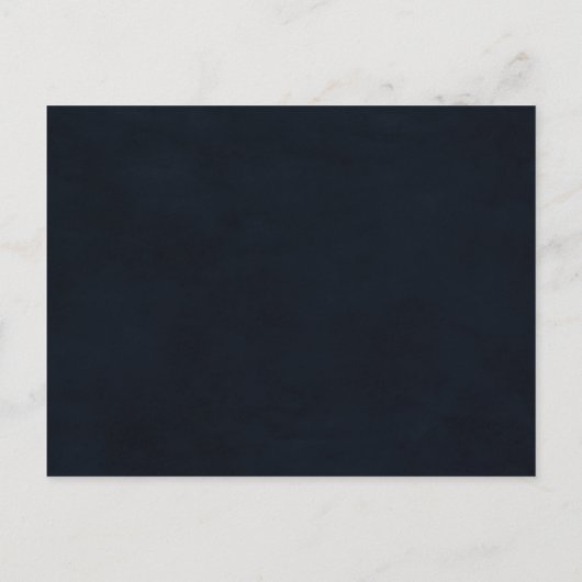 フローラ金ゴールド赤ちゃんシャワー希望&ウィッシュカード ポストカード (裏面)