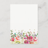 フローラ金ゴールド | ズゲ結婚スト詳細 エンクロージャーカード (裏面)