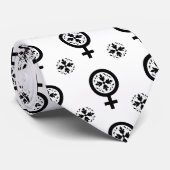 フローラ金星シンボルパターン ネクタイ (ロール)