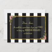 フローラ金箔を付けてくれるか？ 招待状 (裏面)