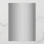 フローラ金結婚金箔招待状 箔招待状 (裏面)