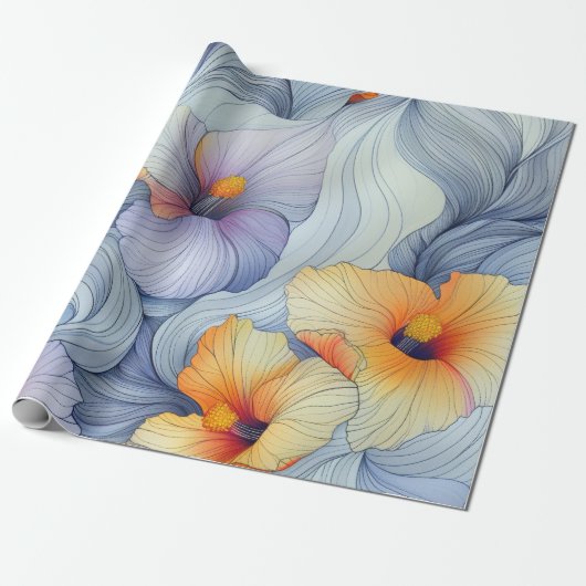 フローラ鉛筆 ラッピングペーパー (アンロールド)