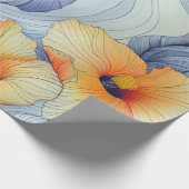 フローラ鉛筆 ラッピングペーパー (角)