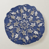 フローラ銀 ラウンドクッション (裏面)