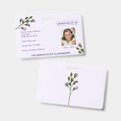 フローラ開校ホームスクーリングバッジ バッジ (Front & Back)