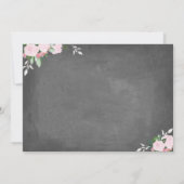 フローラ開花シャルボード | 《キリスト教》洗礼式や命名式招待状 招待状 (裏面)