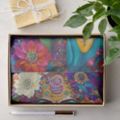 フローラ開花トレンディーの切り離しティッシュペーパー 薄葉紙 (ギフト)