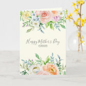 フローラ開花ハッピーマザーズデイ カード (黄色い花)