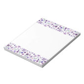 フローラ開花メモ帳 – ホワ縁どイトブリス ノートパッド (回転)