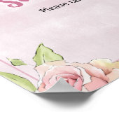 フローラ開花愛は甘いパーティー徴候 ポスター (角)