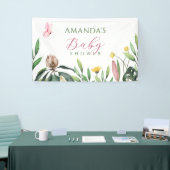 フローラ開花水彩色 横断幕 (トレードショー)