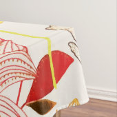 フローラ開花赤面金ゴールドサンピンクウォーター色 テーブルクロス (インサイチュ)