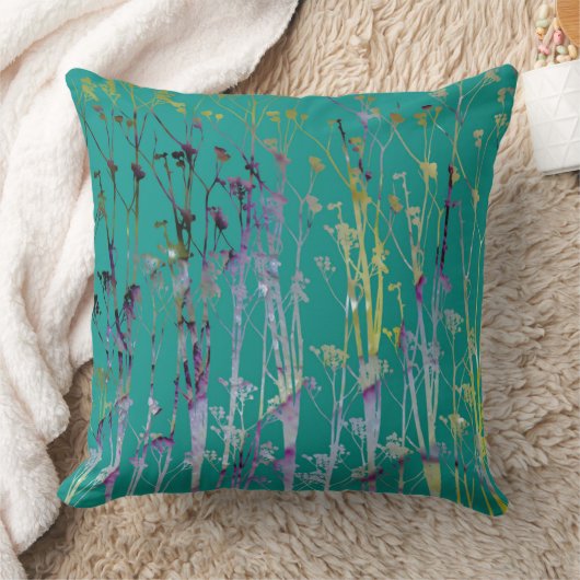 フローラ開花 クッション (ブランケット)