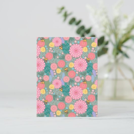 フローラ開花 ポストカード (スタンド正面)