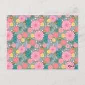 フローラ開花 ポストカード (裏面)